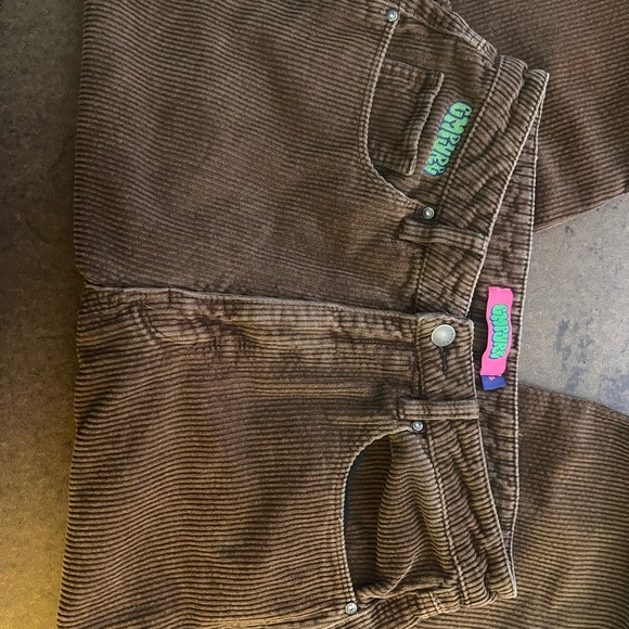 Empyre Brown Corduroy Pants Casual Style - Picture 3 of 4